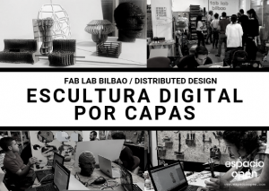 Varias imágenes de talleres anteriores en Fab Lab Bilbao